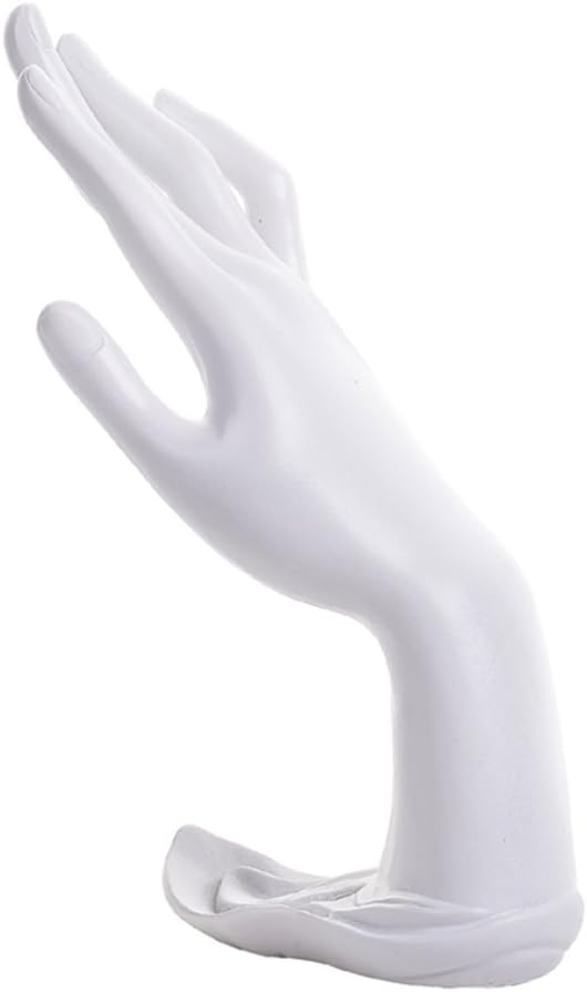 ChezMax Jewery Display Hand Ring Holder - Jewelry Organizer Stand, Necklace Stand, Preppy Jewelry Holder, Aesthetic Room Decor, Cute Y2k Room Decor for Women