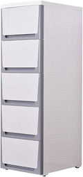 Storage Bins Sleeve Storage Cabinet Drawer, 38cm Storage Gap Narrow Cabinet Suitable for Bathroom/Kitchen/Living Room/Bedroom/Office(Sea Blue,7 layers)
