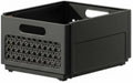 Cabinet Organizer Adjustable Drawer Basket Pull-Out Storage Solution Stackable Bin Suitable for Home Kitchen Office, Black, L