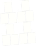 VILLCASE 25 Sheets Glossy White Vinyl Sticker Paper Shipping Labels for Storage Bins Rectangle Stickers for Kitchen