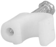 Your Cable Store 100 Pack White Ethernet / RG59 / 6mm Nail in Cable Clips