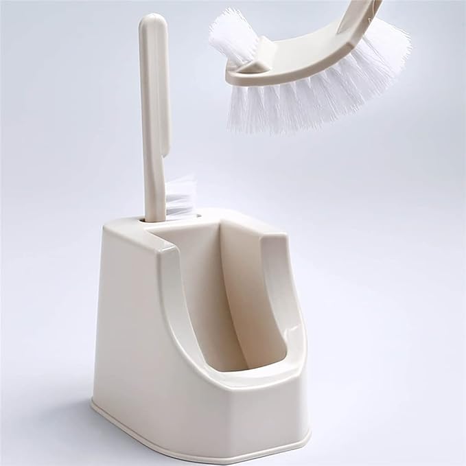 Toilet Brush 2 Pieces Toilet Brush Toilet Cleaning Kit Silicone Wall Hanging Toilet Cleaning Brush Home Bathroom Cleaning Toilet Brush Clean Tool Bathroom Toilet Brush Holder (Gray) (Gray)