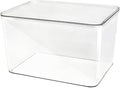 HBJWOV Desktop Storage Box With Lid Sundries Kitchen Organizer Toy Storage Baskets Home Supplies