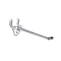 Azar Displays 800074-CLR 4-Inch Plastic Hook, 50-Pack,Clear