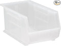 Quantum Storage QUS240 Ultra Stack and Hang Bins - 14-3/4" x 8-1/4" x 7" - 12 Pack