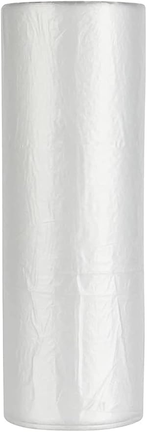 Mr Miracle Plastic Produce Bags for Food Storage - 12"x20" Clear Grocery Bag for Fruits, Vegetables, Bread - Easy Peel-Off Design, Continuous Roll, 1.75" Core, Pack of 360 Bags [1 roll]