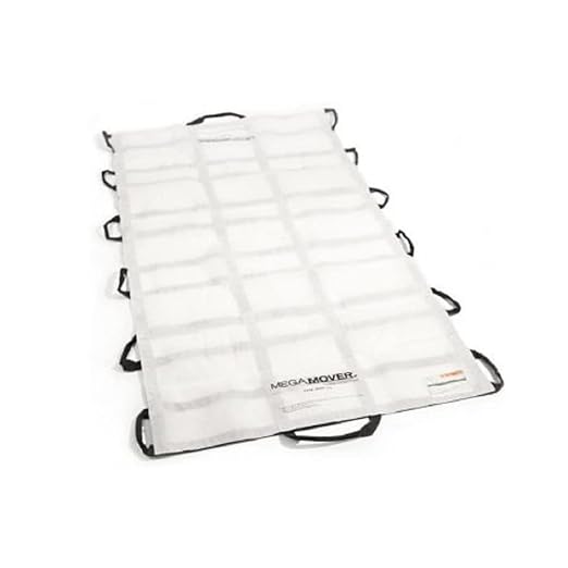 MegaMover Transfer Sheet up to 1,000 lbs 40 X 80 Inch White/Black Nonwoven/Poly 51926, 10 Ct