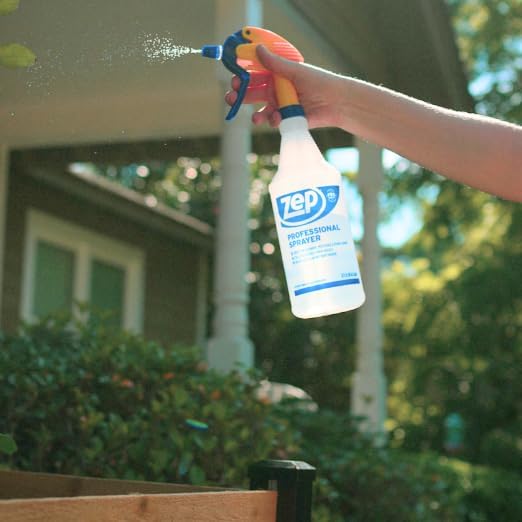 Zep Professional Sprayer Bottle - 32 oz (Case of 36) - HDPRO36 - Versatile Adjustable Nozzle Spray Bottles With A Fine Mist or Powerful Spray; Refillable Spray Bottle For Diluted Concentrate, Chemical Solutions And More