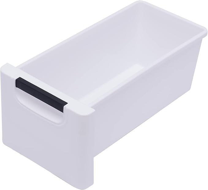 Plastic Storage Cabinet Stackable Storage Cart 5 Drawer Containers Storage Organizer Unit Mobile Stacking Bins [White 7.9"x15.7"x33.1"]