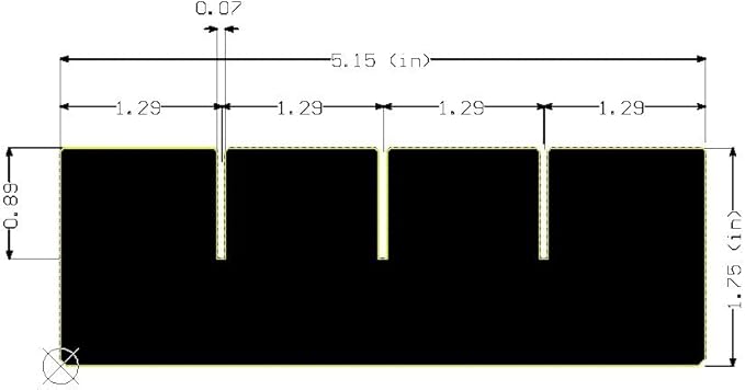 (6-Pack) Large Drawer Configurable Length Dividers compatible with Akro-Mils Plastic Storage Craft Cabinets, (Dividers Only)
