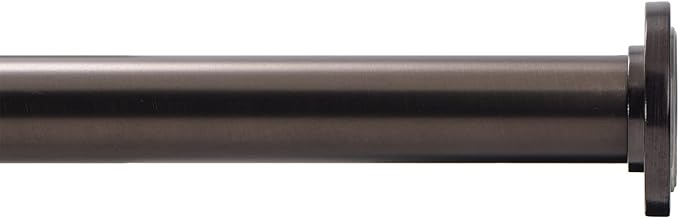 Ivilon Tension Curtain Rod - Spring Tension Rod for Windows or Shower, 36 to 54 Inch. Oil Rubbed Bronze ORB