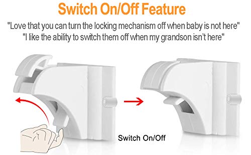 Vmaisi ChildProof Magnetic Cabinet Locks (11 Locks and 2 Keys) | Keeps dangerous things away from kids