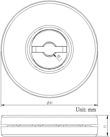 TamBee 4 Pack 2 Inch Acrylic Lazy Susan Turntable Organizer, 360° Rotation Display Base, White Acrylic for Spice Rack, Cake, Kitchen Cabinet, Pantry Decorating