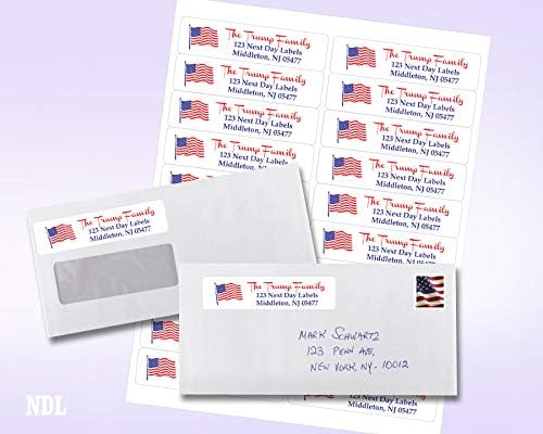 NextDayLabels 4x1 Inch Rectangle Stickers White Blank Labels for Laser Inkjet Printer - 20 Per Sheet Self-Adhesive Return Address Shipping Made in USA - 1000 Labels