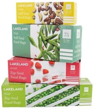 24 Lakeland Zip-Seal Food Storage Bags 26 x 29cm