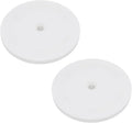 2 Pcs White 7 inch Acrylic Lazy Susan Rotating Turntable Organizer Bearings - Round Swivel Plate for Spice Rack, Table, Cake, Kitchen Pantry