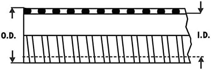 Sealproof 1/2-Inch Flexible Non-metallic Liquid-Tight Electrical Conduit Type B, UL Listed, 1/2" Dia, 100 Feet, Made in USA