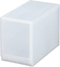 Sanka D2SC-LSCL Modular Case, Flexible Combination Drawer Storage Case, Slim L, Clear, Drawer Storage That Can Be Combined According To Your Lifestyle, Pull Out And Close Drawers, Rubber Stopper To
