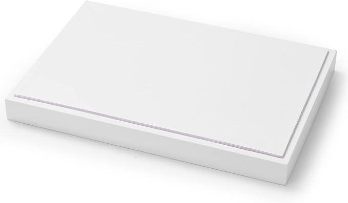 Oirlv Premium White Leather Stackable Jewelry Tray Flat Jewelry Organizer Tray for Jewelry Accessory Trade showcase
