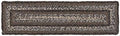 | Night Shadow Premium Braided Collection | Primitive, Rustic, Country, Farmhouse Style | Jute/Cotton | 30 Days Risk Free | Accent Rug/Door Mat | 8"x28" Rectangular Stair Treads