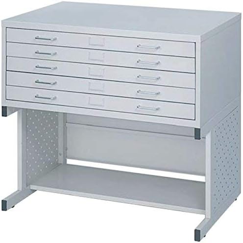 Safco 4971LG Facil Flat File High Base for 4969LG Small File, Sold Separately, Light Gray
