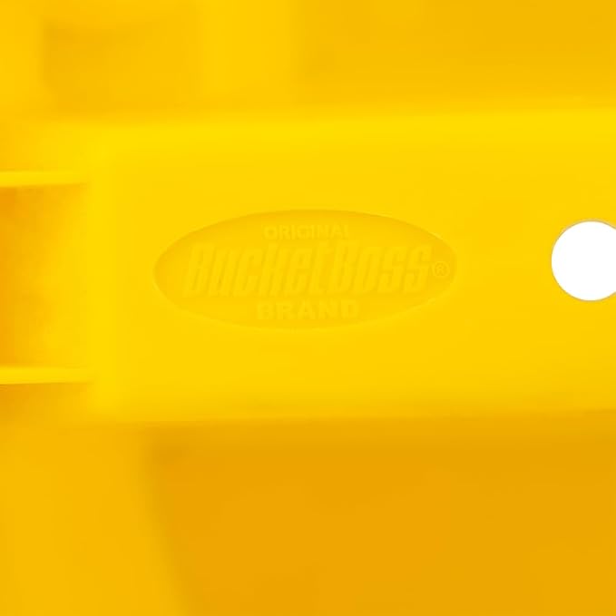 Bucket Boss - Bucket Stacker Small Parts Organizer, Bucket Organization (15051) , Yellow