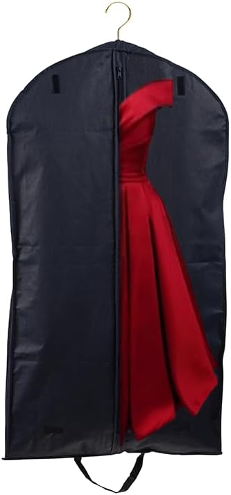 Tuva Breathable Fur Coat/Suit/Dress Garment Bag 45", Black, with Handles Tuva Inc.