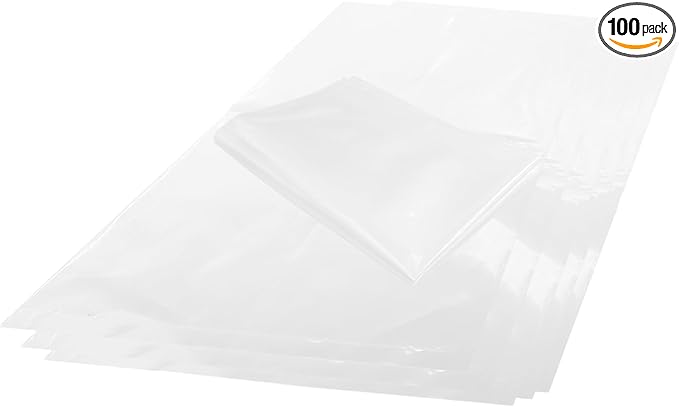 Bucket Liner Bags, Food Grade Ice Bucket Liner,Heavy Duty Leak Proof Bag,Plastic Drum Pail Liners,Flat Bottom Food Storage Bags for Home Kitchen Marinating (50 * 40cm/19.69 * 15.75inch)