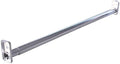Knape & Vogt Closet-Pro Adjustable Steel Closet Rod with Bright Zinc Finish, Hardware Included, 72-Inch to 120-Inch, PB0022-72120