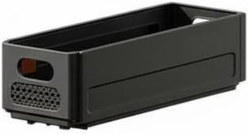Cabinet Organizer Adjustable Drawer Basket Pull-Out Storage Solution Stackable Bin Suitable for Home Kitchen Office, Black, S