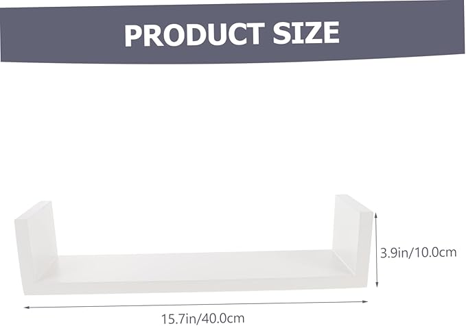 Cabilock 3pcs Capacity Wall Storage Rack Mountable Shelves for Bedroom Rustic Wall Organizers