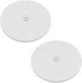 2 Pcs White 6 inch Acrylic Lazy Susan Rotating Turntable Organizer Bearings - Round Swivel Plate for Spice Rack, Table, Cake, Kitchen Pantry