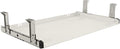 FRMSAET Under Desk Keyboard Tray Heavy-Duty All-Metal Material 20/24/30 inches Platform Computer Drawer Organizer Home Office Kitchen Bedroom Garage Storage Tool - Easy to Install.(24 inches, White)