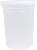 Extreme Freeze Deli Food Containers with Lids, 32-Ounce, 24-Pack