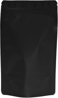 100PCS Smell Proof Resealable Pouch Bags,ULIFESTAR Aluminum Foil Flat Food Storage Bag,Sealable Pcsaging Zipper Pouches with Tear Notches for Pcsaging Lipgloss,Jewelry,etc(12*20cm/4.72*7.87",Black)