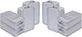Travel Shoe Bags, Foldable Waterproof Shoe Pouches Organizer-Double Layer (8 Grey Shoe Bags)