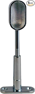 Oval Closet Rod - 94" - Chrome - 5 Pack (4, Closed Adjustable Support w/Screws)