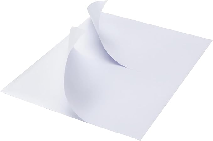 MFLABEL 8.5 x 11 Inch Half Sheet Shipping Labels - 1000 Adhesive Sticker Papers for Laser & Inkjet Printer (500 Sheets, 48 Free Fragile Stickers) - Ultimate Pack for FBA, Packages & Mailings