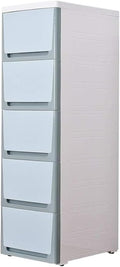 Storage Bins Sleeve Storage Cabinet Drawer, 38cm Storage Gap Narrow Cabinet Suitable for Bathroom/Kitchen/Living Room/Bedroom/Office(Jasmine Green,3 layers)