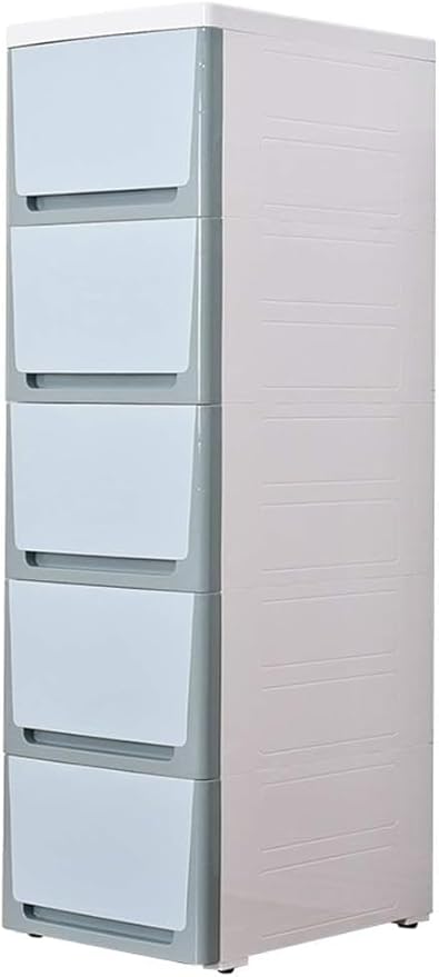 Storage Bins Sleeve Storage Cabinet Drawer, 38cm Storage Gap Narrow Cabinet Suitable for Bathroom/Kitchen/Living Room/Bedroom/Office(Jasmine Green,3 layers)