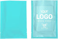100PCS Customized Vacuum Heat Seal Bag,Open Top Packaging Bag with Clear Front,Single Color Printing for Logo/Text/QR Code (Blue, 13 * 18CM/5.0"*7.1"-100PCS-One Color Print)
