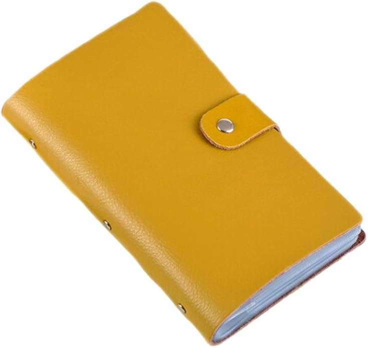 boshiho Leather Credit Card Holder Business Card Case Book Style 90 Count Name ID Card Holder Book