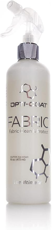 OPTI-COAT – Fabric Clean & Protect – Clean Away Grease, Stains, & Spills from Fabric & Carpet Surfaces; Leaves Polymetric Protectant (16 Fl. Oz.)