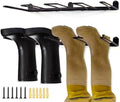 Boot Rack, 4 Pair Wader Hangers Wall Mount Shoe Rack - Sturdy Heavy Duty Boots Storage Organizer Tall Boots - Rust Resistant Cowboy Boot Hangers Holder for Entryway, Garage, Closet, Indoor, Outdoor