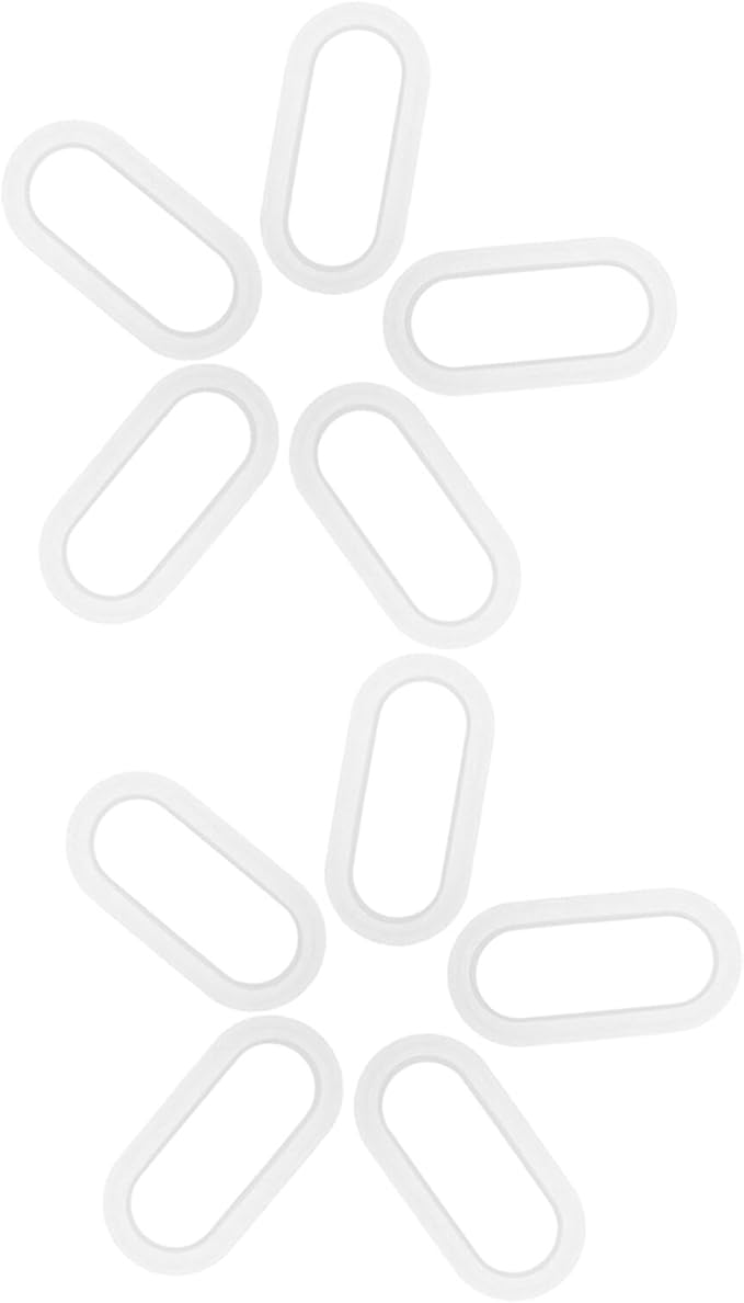 SUPVOX 10pcs Plastic Moving Load Bearing Strap Handles for Carton Boxes and Storage Bins, Adhesive Carry Box Handles for Packing, Moving, and Organizing