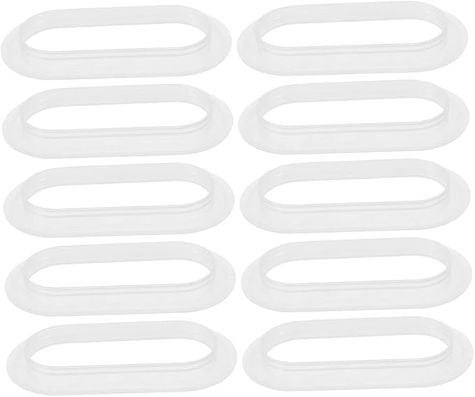 CATIEBYE 10pcs Heavy Duty Plastic Carry Handles for Boxes and Bags Moving and Packing Straps for Cardboard and Storage Closets Reusable Grip for Secure Lifting and Organizing