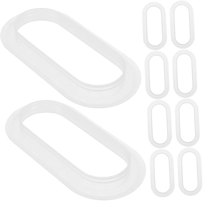 Ipetboom 10pcs Heavy Duty Plastic Carry Handles for Cardboard Boxes and Bags Moving and Packing Straps with Easy Attachment Transparent Cube Storage Organizer Accessories for Efficient
