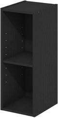 Furnifact Blackwood Bookcase with Elegant Wooden Design, Space-Saving Compact Storage, Durable Wood Material for Modern Home Office and Living Room