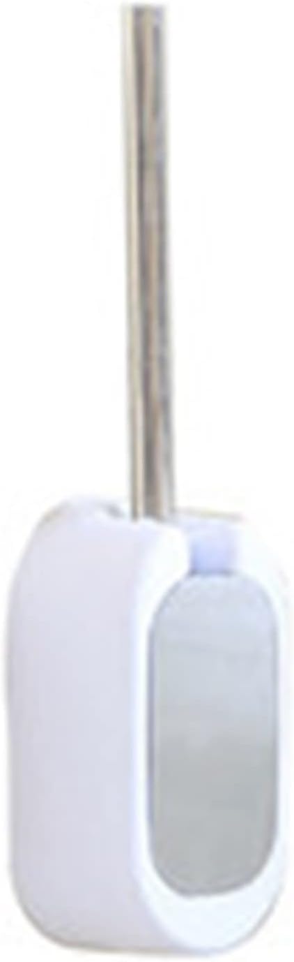 Bathroom Wall Mount Punch Free Storage Box Cleaning Long Handle Modern Toilet Brush Set Home Cleaning Brush (Color : White) (Yellow)