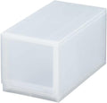 Sanka D2SC-MSCL Modular Case, Flexible Combination Drawer Storage Case, Slim M, Clear, Drawer Storage That Can Be Combined According to Your Lifestyle, Pull Out And Close Drawers, Rubber Stopper To
